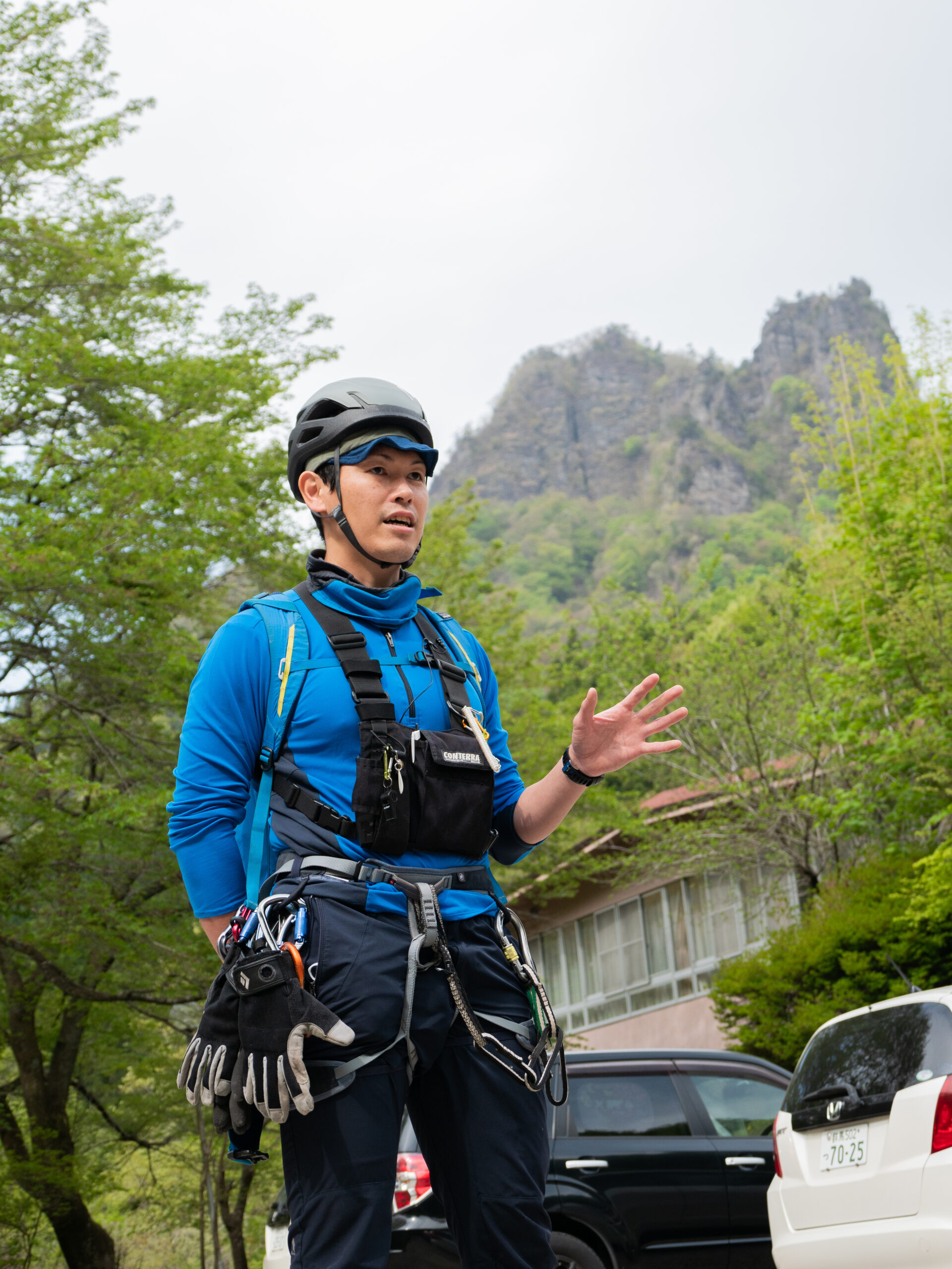 松井田山岳会金岡さん